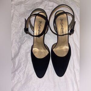 Yves Saint Laurent Black 4.5 inch High Heels Size 9.5